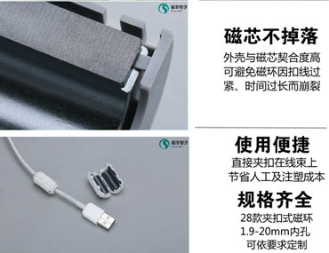 扣式磁环为什么可以吸收损耗？